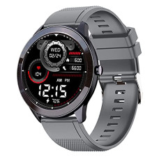 Deals, Discounts & Offers on Electronics - Maxima Max Pro X4 Smartwatch with SpO2, Up to 15 Day Battery life, 1.3 Round Full-touch Display with Ultra Bright Screen of 380 Nits, 10+ Sports Mode, Continuous Heart Rate Monitoring (Grey)