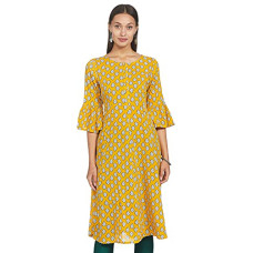 Deals, Discounts & Offers on Women - Karigari by Unlimited Women's Rayon Classic Kurta