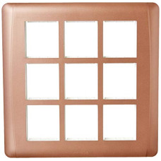 Deals, Discounts & Offers on Home Improvement - Havells ORO 18 Module Cover Plate (Copper, Pack of 5)