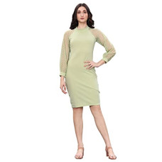 Deals, Discounts & Offers on Women - Selvia Women's Knitted Stretchable Bodycon Lycra Dress