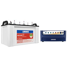 Deals, Discounts & Offers on  - Luminous Inverter & Battery Combo (Power sine 800 Pure Sine Wave 700VA/12V Inverter with RC18000ST Short Tubular 150Ah Battery)