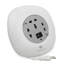 Deals and Offers on - ZEBRONICS Zeb- PS3400H Power Strip a 1500W Power Extension Socket with 3 Output Brass sockets and 4m Retractable Cable(White) Deals, Discounts & Offers on - ZEBRONICS Zeb- PS3400H Power Strip a 1500W Power Extension Socket with 3 Output Brass sockets and 4m Retractable Cable(White)