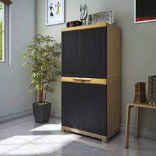 Deals, Discounts & Offers on Furniture - Nilkamal Freedom Mini Medium (FMM) Plastic Cabinet for Storage| Space & Clothes Organizer| Shelves| Cupboard| Almari| Wardrobe| Living Room| Adult & Kids| Multipurpose