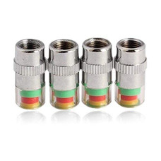 Deals, Discounts & Offers on Accessories - Kozdiko Car Tyre Pressure Air Alert Iron Tyre Valve Caps Set of 4 Pcs