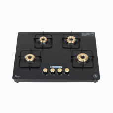 Deals and Offers on - MILTON Champion Toughened Glass Top Gas Stove 4 Burners I Manual Ignition I High-Powered Forged Brass Burner I ISI Certified I 1 Year Warranty Deals, Discounts & Offers on - MILTON Champion Toughened Glass Top Gas Stove 4 Burners I Manual Ignition I High-Powered Forged Brass Burner I ISI Certified I 1 Year Warranty