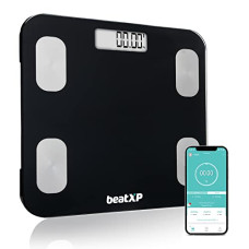 Deals and Offers on - beatXP Weighing Scale with 13 Essential Body Parameters | Bluetooth Weighing Machine with Smart Fitness App and Backlit LCD Display (18 Months Warranty) (SmartPlus) Deals, Discounts & Offers on - beatXP Weighing Scale with 13 Essential Body Parameters | Bluetooth Weighing Machine with Smart Fitness App and Backlit LCD Display (18 Months Warranty) (SmartPlus)