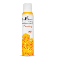 Deals and Offers on - Enchanteur Charming Perfumed Deo Spray For Women with 24-Hours Odour Protection Deals, Discounts & Offers on - Enchanteur Charming Perfumed Deo Spray For Women with 24-Hours Odour Protection