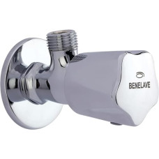 Deals, Discounts & Offers on  - Benelave By Hindware BLQCP47022 Angle Valve Stop Cock with Wall Flange, made of Brass with Chrome Finish