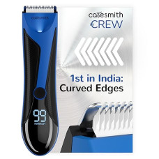 Deals, Discounts & Offers on Health & Personal Care - Caresmith Crew Manscaping Body Trimmer Men Rechargeable | Curved Edges for Extra Safety | 7000 RPM Balls Trimmer for Pubic Hair | Private Parts Trimming | Body Hair Remover