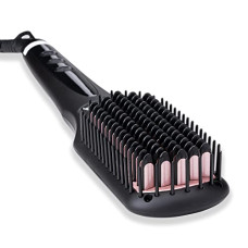 Deals and Offers on - Vega Hair Straightener Brush with Ionic & Thermoprotect Technology and 16 Temperature Settings, VHSB-04, (NEW IMPROVED Model) Black Deals, Discounts & Offers on - Vega Hair Straightener Brush with Ionic & Thermoprotect Technology and 16 Temperature Settings, VHSB-04, (NEW IMPROVED Model) Black
