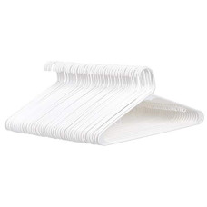 Deals and Offers on - Amazon Brand - Solimo Plastic Hanger, Set of 48 Deals, Discounts & Offers on - Amazon Brand - Solimo Plastic Hanger, Set of 48
