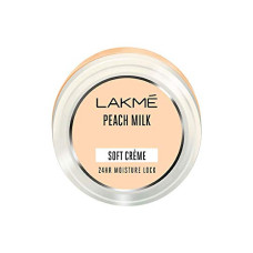 Deals, Discounts & Offers on  - LAKM Peach Milk Soft Creme Moisturizer, Lightweight Face Cream, Non Sticky, Locks Moisture For 24 Hours For Soft And Glowing Skin, 100 G