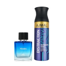 Deals and Offers on Beauty Care - Ajmal Yearn EDP for Men 100ml & Distraction Deodorant Deals, Discounts & Offers on Beauty Care - Ajmal Yearn EDP for Men 100ml & Distraction Deodorant
