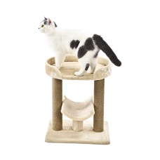 Deals and Offers on - AmazonBasics Platform Cat Tree, Beige Deals, Discounts & Offers on - AmazonBasics Platform Cat Tree, Beige