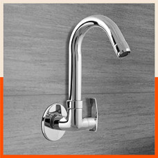 Deals and Offers on Home Improvement - Aquila by Bathla - Atria Swan Cock Tap with Flange Deals, Discounts & Offers on Home Improvement - Aquila by Bathla - Atria Swan Cock Tap with Flange