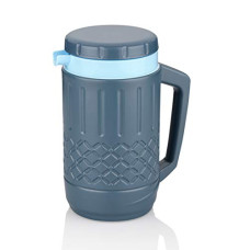 Deals and Offers on - Asian Thermo TUFF HOT & Cold Insulated Water JUG 1000 ML, Pearl Mud Blue Deals, Discounts & Offers on - Asian Thermo TUFF HOT & Cold Insulated Water JUG 1000 ML, Pearl Mud Blue