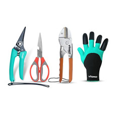 Deals, Discounts & Offers on Gardening Tools - VISKO Garden Tools Set, 665 Gardening Hand Tool Kit 4 Pieces