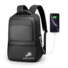 Deals, Discounts & Offers on Laptop Accessories - TRUE HUMAN EMPEROR Anti-Theft backpack With USB charging Port Laptop bag/Office bag/college bag/travel bag with anti -theft back pocket (LEGEND)