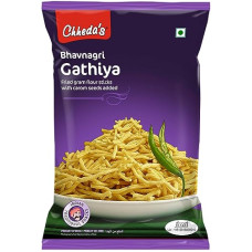 Deals and Offers on - Chheda's - Bhavnagri Gathiya - Fried Gram Flour Sticks, Carom Seeds - 350 Gm Pack of 1 Deals, Discounts & Offers on - Chheda's - Bhavnagri Gathiya - Fried Gram Flour Sticks, Carom Seeds - 350 Gm Pack of 1