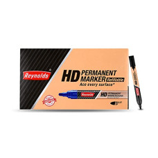 Deals and Offers on Electronics - Reynolds Bold Hd Permanent Marker For Office And Home Use I Leak Proof Marker Pens With Unique Tip Stopper System - 10Ct Black Deals, Discounts & Offers on Electronics - Reynolds Bold Hd Permanent Marker For Office And Home Use I Leak Proof Marker Pens With Unique Tip Stopper System - 10Ct Black