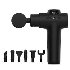 Deals and Offers on - Lifelong Handheld Massager, 7 Detachable Massage Heads, 6 Speed Settings, Battery with Up to 4 Hours Back Up, Relieves Pain (Black,LLGM109) Deals, Discounts & Offers on - Lifelong Handheld Massager, 7 Detachable Massage Heads, 6 Speed Settings, Battery with Up to 4 Hours Back Up, Relieves Pain (Black,LLGM109)
