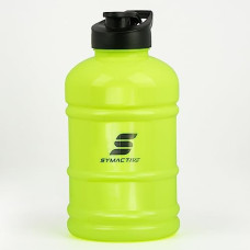 Deals and Offers on - Amazon Brand - Symactive Leakproof Unbreakable Gym Protein Shaker Gallon Bottle with Carry Loop, BPA-Free (Colour: Neon Yellow, 1800 ml) Deals, Discounts & Offers on - Amazon Brand - Symactive Leakproof Unbreakable Gym Protein Shaker Gallon Bottle with Carry Loop, BPA-Free (Colour: Neon Yellow, 1800 ml)