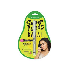 Deals, Discounts & Offers on Beauty Care - MyGlamm Superfoods Raven Kajal, Black, Long Lasting, Waterproof, & Smudge-Proof , Matte Finish Eye Pencil, 0.35g