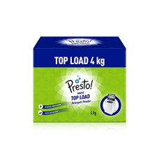 Deals and Offers on - Amazon Brand - Presto! Matic Top Load Detergent Powder - 4 kg Deals, Discounts & Offers on - Amazon Brand - Presto! Matic Top Load Detergent Powder - 4 kg