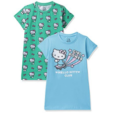 Deals and Offers on - Joshua Tree Girl's Cotton Knee-Long Dress (HK004_Sky Blue Green AOP_4-5 Yrs) Deals, Discounts & Offers on - Joshua Tree Girl's Cotton Knee-Long Dress (HK004_Sky Blue Green AOP_4-5 Yrs)
