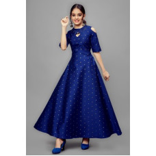 Deals and Offers on - Fashion DreamGirls Maxi/Full Length Party Dress(Blue, 3/4 Sleeve) Deals, Discounts & Offers on - Fashion DreamGirls Maxi/Full Length Party Dress(Blue, 3/4 Sleeve)