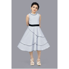 Deals and Offers on - Fashion DreamGirls Calf Length Party Dress(Grey, Sleeveless) Deals, Discounts & Offers on - Fashion DreamGirls Calf Length Party Dress(Grey, Sleeveless)