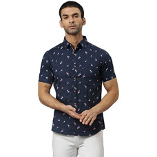 Deals, Discounts & Offers on Men - Thomas Scott All Over Printed Casual Cotton Shirt