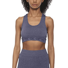 Deals, Discounts & Offers on Women - Nivia 8011 Polyester Sports Bra Top, S (Navy)