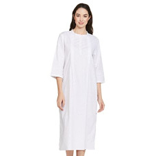 Deals, Discounts & Offers on Women - Amazon Brand - Symbol Women's Cotton Night Gown