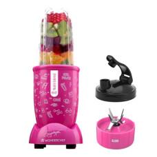 Deals, Discounts & Offers on  - Wonderchef Nutri-blend GO, 22000 RPM 100% Full Copper Motor, 1 Unbreakable Jar, 400 W, 2 Year warranty by Wonderchef, Recipe book by Chef Sanjeev Kapoor, Pink