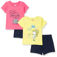 Deals, Discounts & Offers on Baby Care - Amazon Brand - Jam & Honey Baby-Girls Overalls