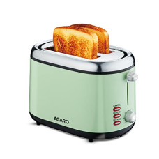 Deals and Offers on - AGARO Royal 2 Slice Stainless Steel Pop Up Toaster, With Cancel, Reheat And Defrost Functions, Variable Heat Settings, Removable Crumb Tray,Bread, Breakfast, 850 Watts Deals, Discounts & Offers on - AGARO Royal 2 Slice Stainless Steel Pop Up Toaster, With Cancel, Reheat And Defrost Functions, Variable Heat Settings, Removable Crumb Tray,Bread, Breakfast, 850 Watts