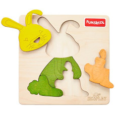 Deals, Discounts & Offers on  - Funskool Ekoplay-Happy Rabbit-Wooden Puzzle