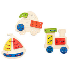 Deals and Offers on - Funskool Ekoplay-Lacing Pattern-Wooden Puzzle Deals, Discounts & Offers on - Funskool Ekoplay-Lacing Pattern-Wooden Puzzle