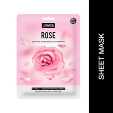 Deals and Offers on Beauty Care - Jaquline USA Rose Sheet Mask| Zero paraben and sulphate| Biodegradable Ber masks| Light-weight| Hydrating and Skin firming Deals, Discounts & Offers on Beauty Care - Jaquline USA Rose Sheet Mask| Zero paraben and sulphate| Biodegradable Ber masks| Light-weight| Hydrating and Skin firming
