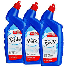 Deals, Discounts & Offers on  - Amazon Brand - Presto! Toilet Cleaner,Original 1 L (Pack of 3)|Kills 99.9% Germs