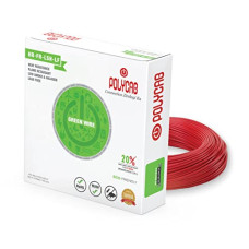Deals and Offers on - Polycab Eco-Friendly Green Wire - Colour:RED 90m 0.75sqmm Deals, Discounts & Offers on - Polycab Eco-Friendly Green Wire - Colour:RED 90m 0.75sqmm