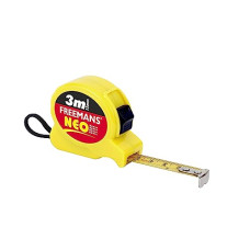 Deals and Offers on Home Improvement - FREEMANS NEO 3m:13mm Steel Inchi Pocket Measuring Tape with Unbreakable ABS Case, Click-Action Front Lock, Finger Stop Protection, Hand Strap and Belt Clip Deals, Discounts & Offers on Home Improvement - FREEMANS NEO 3m:13mm Steel Inchi Pocket Measuring Tape with Unbreakable ABS Case, Click-Action Front Lock, Finger Stop Protection, Hand Strap and Belt Clip