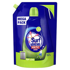 Deals, Discounts & Offers on  - Surf Excel Matic Top Load Liquid Detergent 3.2 L Refill, Designed