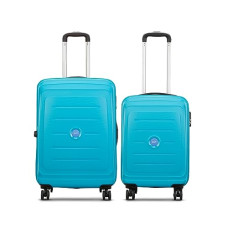 Deals and Offers on - VIP Corsa Ultra Strong Polypropylene Hardsided Luggage Spinner Dual Wheels with Ergonomic Grip Handle Set of 2 (55cm+66cm) Turquoise Deals, Discounts & Offers on - VIP Corsa Ultra Strong Polypropylene Hardsided Luggage Spinner Dual Wheels with Ergonomic Grip Handle Set of 2 (55cm+66cm) Turquoise