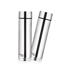 Deals, Discounts & Offers on  - Crystal - CWB-043A Capsule Stainless Steel Water Bottle -1000Ml, Silver, 2 Piece