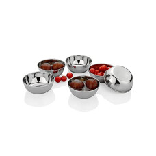 Deals, Discounts & Offers on  - HOMETALES 6U Stainless Steel Bowl/Katori/Vatti 250 ml Each