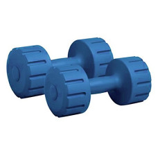 Deals and Offers on - Protoner Pair of 5kg Each PVC Dumbbells Set, Blue Deals, Discounts & Offers on - Protoner Pair of 5kg Each PVC Dumbbells Set, Blue