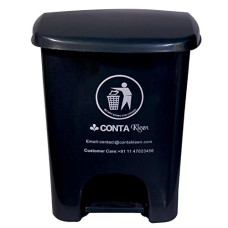 Deals and Offers on - Conta 0803 CK 26 Conta Kleen Pedal Dust Bin, Grey - 25 L Deals, Discounts & Offers on - Conta 0803 CK 26 Conta Kleen Pedal Dust Bin, Grey - 25 L