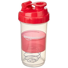 Deals and Offers on - amazon basics Sports Shaker Bottle with Storage Compartment and Blender Ball Deals, Discounts & Offers on - amazon basics Sports Shaker Bottle with Storage Compartment and Blender Ball
